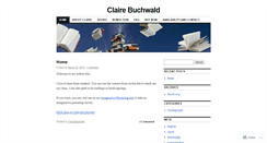Desktop Screenshot of clairebuchwald.com